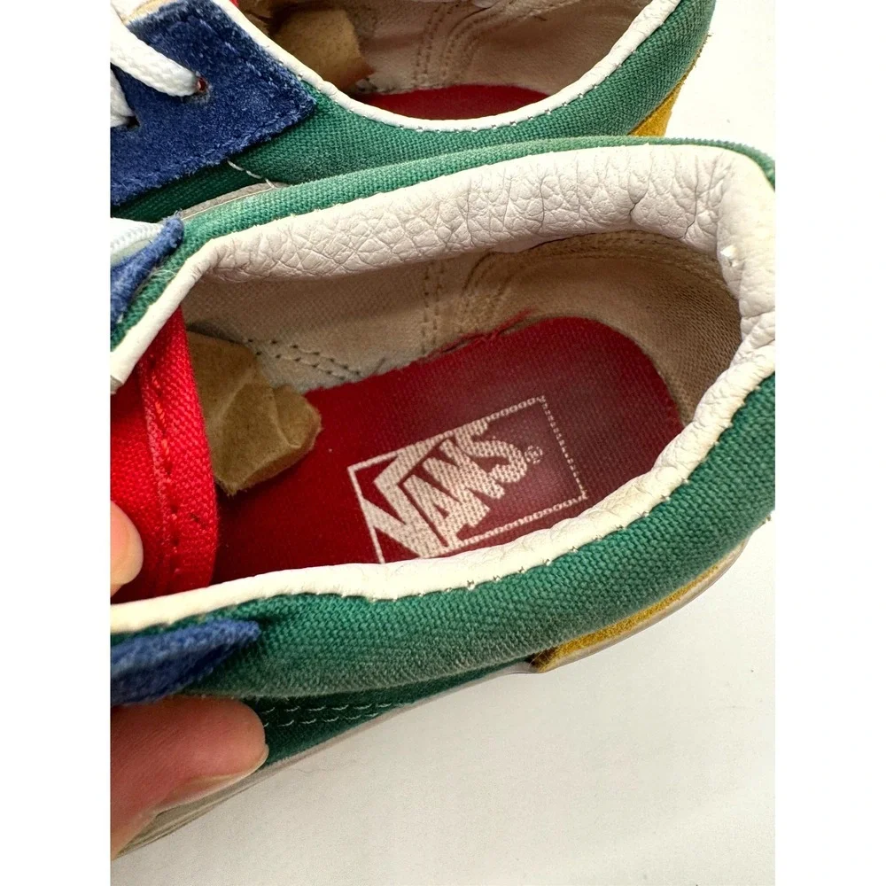 VANS Old Skool Yacht Club Kids 13.5 Sneaker Multicolor Suede Low Top Skate Shoes